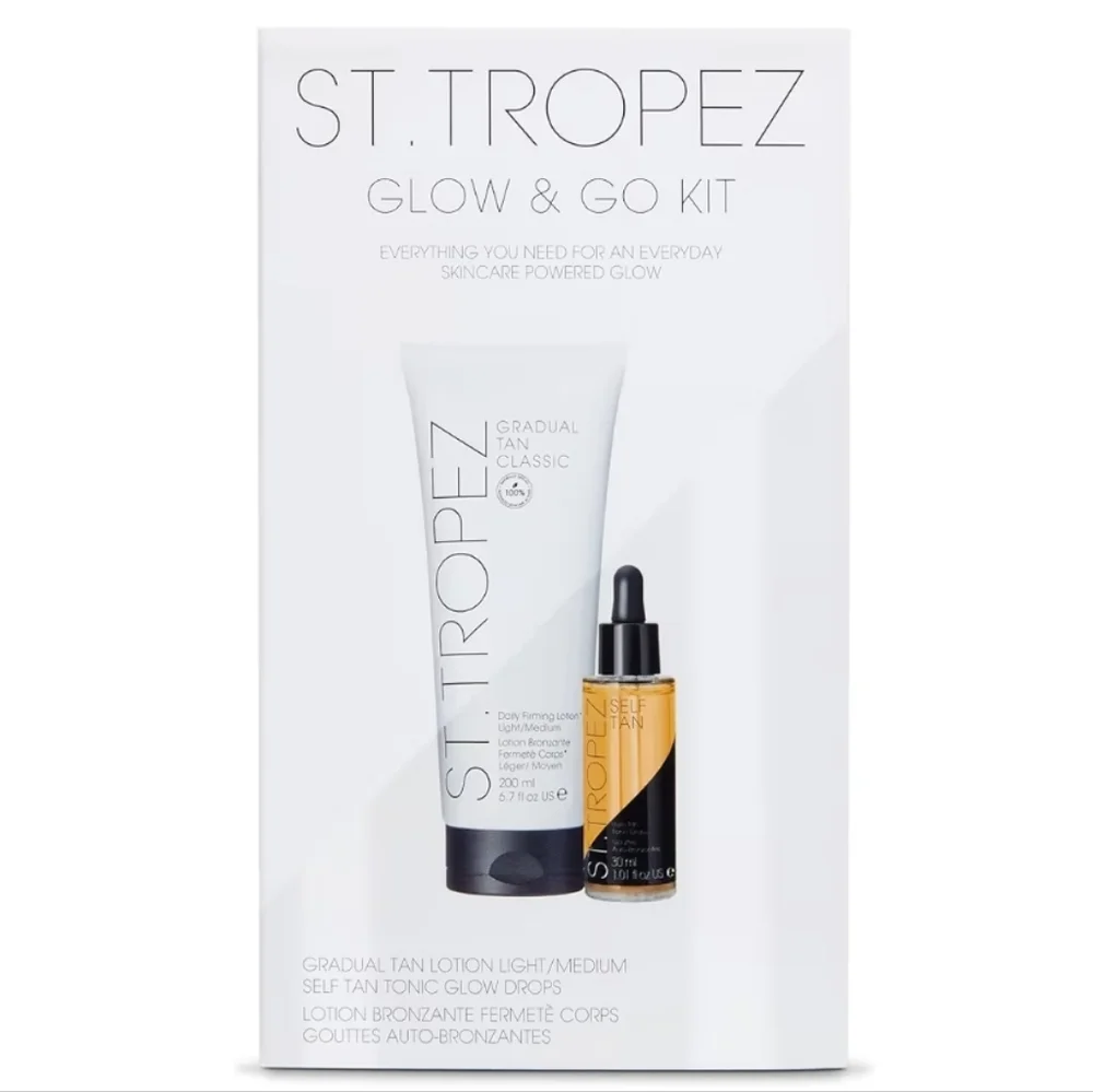 NIB St. Tropez Glow & Go Tanning Essentials Kit